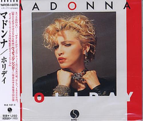Madonna Holiday - Sealed Japanese CD single (CD5 / 5